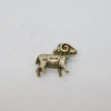 Sterling Silver Aries The Ram Horoscope Charm Pendant Vintage 1957 Birmingham