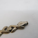 Sterling Silver Cross Pattern Bracelet Vintage c1970 18cm Length