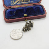 Sterling Silver Westminster Abbey Charm Pendant Vintage c1970