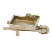 Sterling Silver Wheelbarrow Gardening Charm Pendant Antique 1922 Birmingham