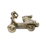 Sterling Silver Scooter With Lifting Seat Charm Pendant Vintage c1970