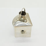 Victorian Novelty Sterling Silver Port Ship's Lantern Inkwell AF Antique 1899
