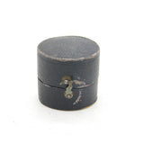 Victorian Tooled Leather Jewellery Ring Box 'J. Wilkinson, Nantwich' Antique