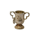 Sterling Silver FA Cup Football Charm Pendant Vintage c1970