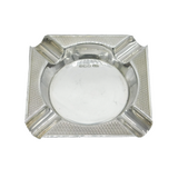Sterling Silver Engine Turned Ashtray Vintage 1967 Sheffield