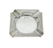 Sterling Silver Engine Turned Ashtray Vintage 1967 Sheffield