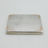 Art Deco Sterling Silver & Enamel Japanese Erotic Scene Cigarette Case Antique