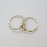 Sterling Silver Double Intertwined Infinity Knot Dress Ring Modern c1990 Size P