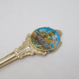 Sterling Silver Enamel Terminal 'Connards Centenary' Teaspoon Vintage 1982