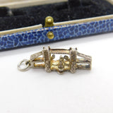 Sterling Silver Tower Bridge Opening London Charm Pendant Vintage c1970