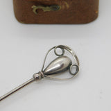 Edwardian Sterling Silver Charles Horner Drop Pattern Hat Pin c1910 Antique