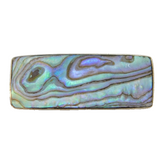 Australian Sterling Silver Abalone Shell Set Brooch Pin Antique c1930 Art Deco