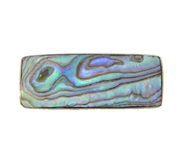 Australian Sterling Silver Abalone Shell Set Brooch Pin Antique c1930 Art Deco