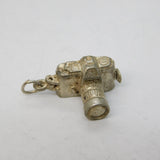 Sterling Silver Opening Film Camera Charm Pendant Vintage c1970