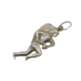 Sterling Silver Native American Charm Pendant Vintage c1970