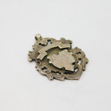 Edwardian Sterling Silver Fob Medal Antique 1907 Birmingham