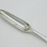 George II Sterling Silver Heraldic Crest Marrow Scoop Antique 1748 London