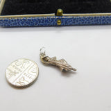 Sterling Silver Dancing Spanish Lady Charm Pendant Vintage c1970