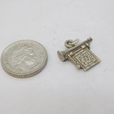 Sterling Silver Royal Trumpet Charm Pendant Vintage c1970s