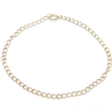 Sterling Silver Essential Curb Link Bracelet Vintage c1990's