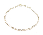 Sterling Silver Essential Curb Link Bracelet Vintage c1990's