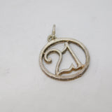Sterling Silver 21st Birthday Charm Pendant Vintage c1970