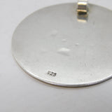 Sterling Sterling Silver Aztec Style Medallion Pendant Vintage c1970s