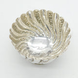 Victorian Sterling Silver Floral Pattern Sugar Bowl Antique 1889 London