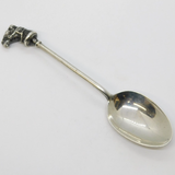 Sterling Silver Cast Camel Head Teaspoon Antique 1928 Sheffield