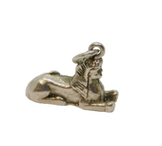 Sterling Silver Egyptian Sphynx Charm Pendant Vintage c1970