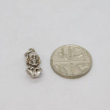 Sterling Silver William Shakespeare Bust Form Charm Pendant Vintage c1970s