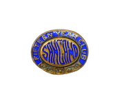 Sterling Silver Gilt "Sangamo Fifteen Year Club" Badge Vintage 1970 Birmingham