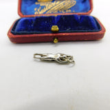 Sterling Silver Swimmer Charm Pendant Vintage c1970
