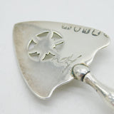 George III Sterling Silver & Bloodstone Handle Butter Spade Antique 1791 London