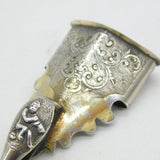 George III Sterling Silver Gilt Posy Holder or Scabbard Antique c1790 London