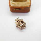 Sterling Silver Weathervane Fair or Bad Rotating Charm Pendant Vintage c1970