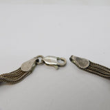 20th Century Sterling Silver Ottoman Style Link Bracelet Vintage c1960s