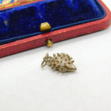 Sterling Silver Fun Hedgehog Prickly Charm Pendant Vintage c1970