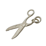 Sterling Silver Scissors Charm Pendant Vintage c1970