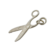 Sterling Silver Scissors Charm Pendant Vintage c1970
