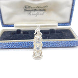 Sterling Silver Soda Syphon Bottle Charm Pendant Vintage c1970