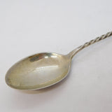 Sterling Silver Enamel Warwick Souvenir Spoon Antique 1923 Birmingham