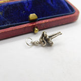 Sterling Silver Ballerina Charm Pendant Vintage c1970