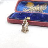 Sterling Silver Royal Throne Charm Pendant Vintage c1970
