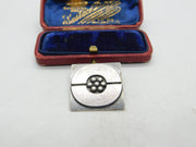 Swiss Nursing "Pflegeschule des VZL Uster" Silver Brooch Pin Vintage 1974