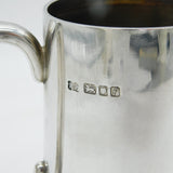 Elizabeth II Sterling Silver Pint Tankard Mug Vintage 1961 London