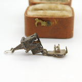 Sterling Silver Openable Church on a Wedding Day Charm Pendant Vintage c1970