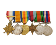 WWI & WWII Medal Group Inc. Mons Star GNR J. McNulty Royal Field Artillery