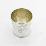 George IV Sterling Silver Floral Pattern Beaker Cup Antique 1828 London
