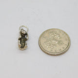 Sterling Silver 'Hear No Evil' Monkey Charm Pendant Vintage c1970s